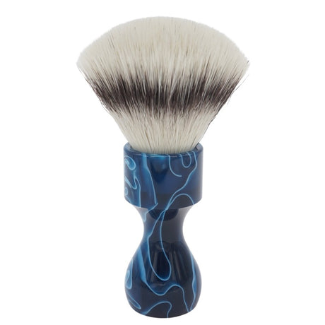 AP Shave Co. - 24 mm Titanium Fan - Synthetic - Deep Blue - Shaving Brush