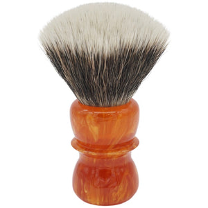 AP Shave Co. - 26mm G5C - Orange Resin Synthetic Shaving Brush