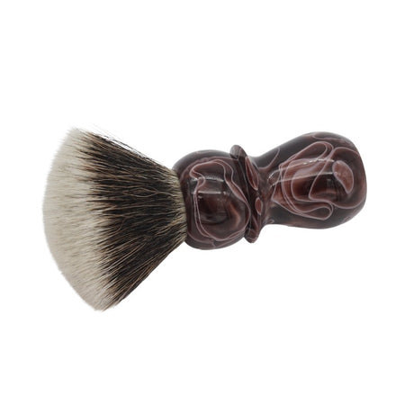 AP Shave Co. - 26mm G5C - Synthetic Shaving Brush -  Mocha Brown Handle