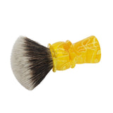 AP Shave Co. - 26mm G5C - Synthetic Shaving Brush - Semi-Transparent Yellow Handle