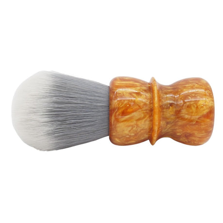AP Shave Co. - 26mm Silksmoke - Orange Resin Synthetic Shaving Brush