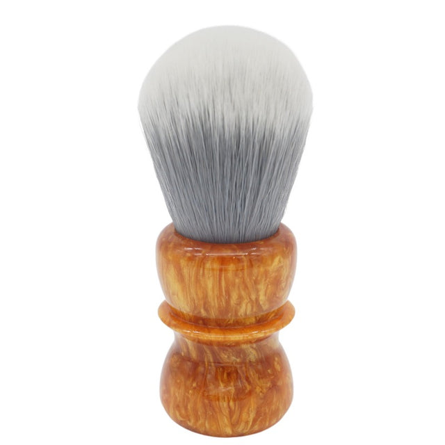 AP Shave Co. - 26mm Silksmoke - Orange Resin Synthetic Shaving Brush