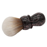 AP Shave Co. - 30mm Synbad Bulb - Synthetic - Mocha Brown Swirl - Shaving Brush
