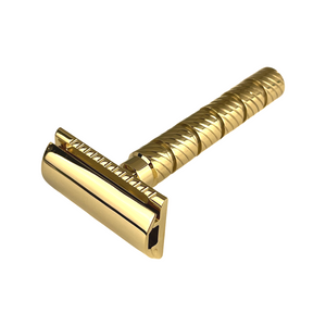 Alpha Shaving Works -Outlaw Hi-Polished C360 Brass Safety Razor