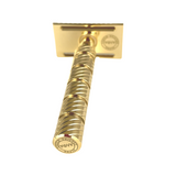 Alpha Shaving Works -Outlaw Hi-Polished C360 Brass Safety Razor