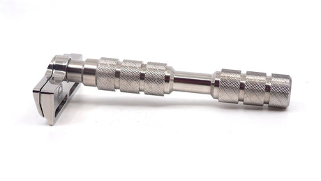 Alpha Shaving Works - Polished Stainless Steel - Claymore Evolution - Single Edge Razor