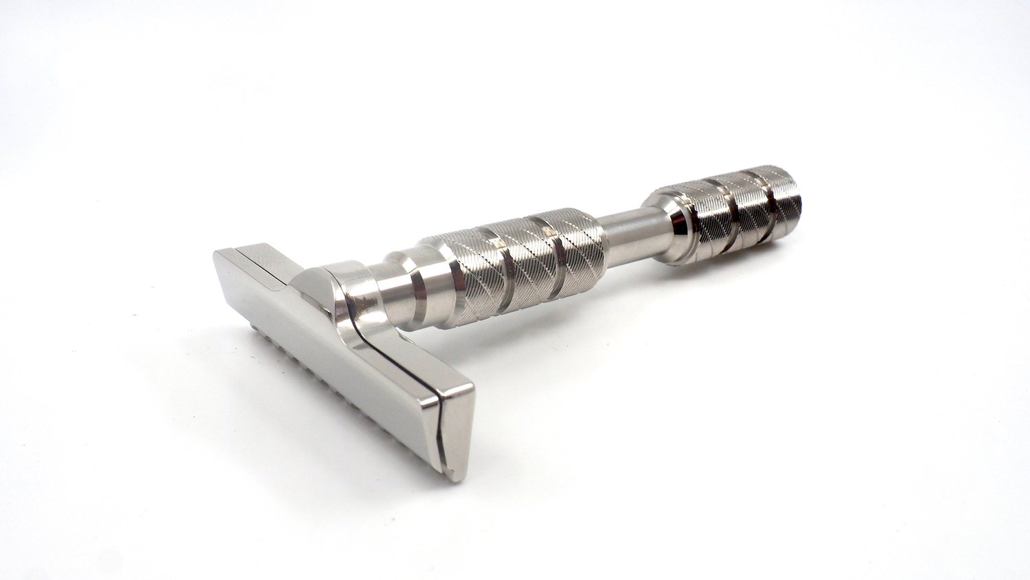 Alpha Shaving Works - Polished Stainless Steel - Claymore