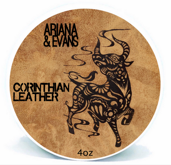 Ariana & Evans - Corinthian Leather - K2e base - Shaving Soap