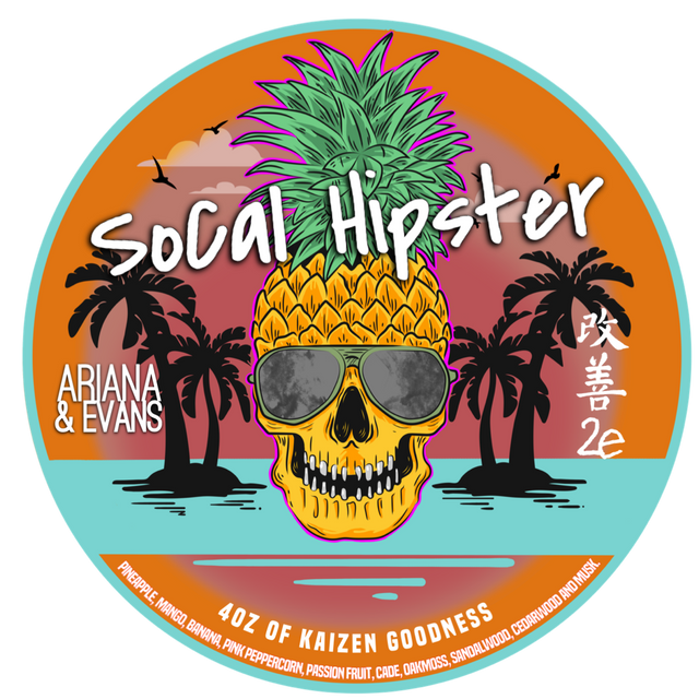 Ariana & Evans - SoCal Hipster - K2E Base Shaving Soap