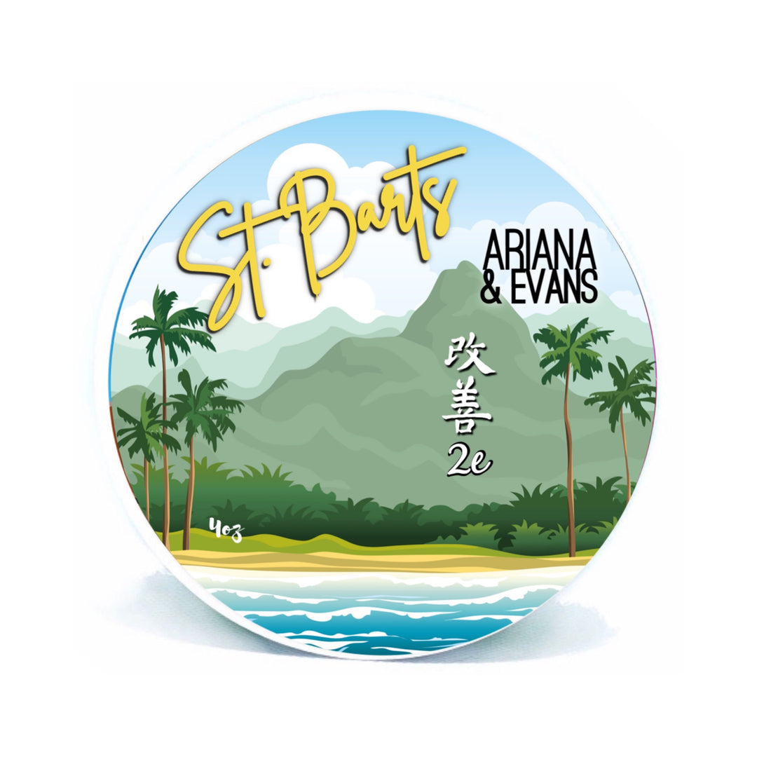 Ariana & Evans - St. Barts - K2E Base Shaving Soap