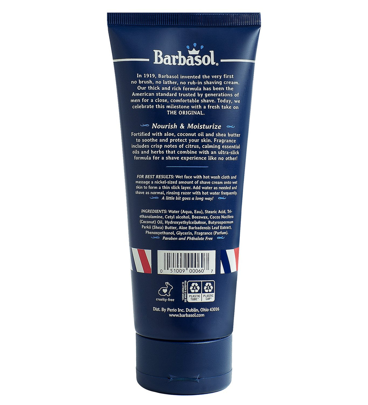 Barbasol - 1919 Classic Shaving Cream - 6 Ounces  In 1919, Barbasol invented the very first no brush, no lather, no rub-in shaving cream. Today, we celebrate this milestone with a fresh take on THE ORIGINAL!