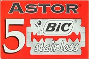 Bic - Astor - Stainless Double Edge Razor Blades - Pack of 5 Blades