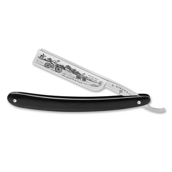 Boker - Carbon Steel 5/8 Spanish Point - Bicycle Race - Straight Razor