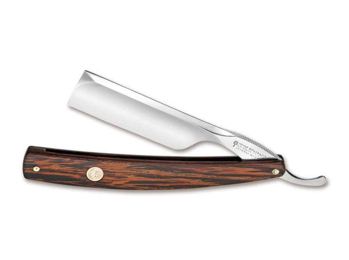 Boker  - Carbon Steel 6/8 Blade - The Celebrated Wenge - Straight Razor 140534