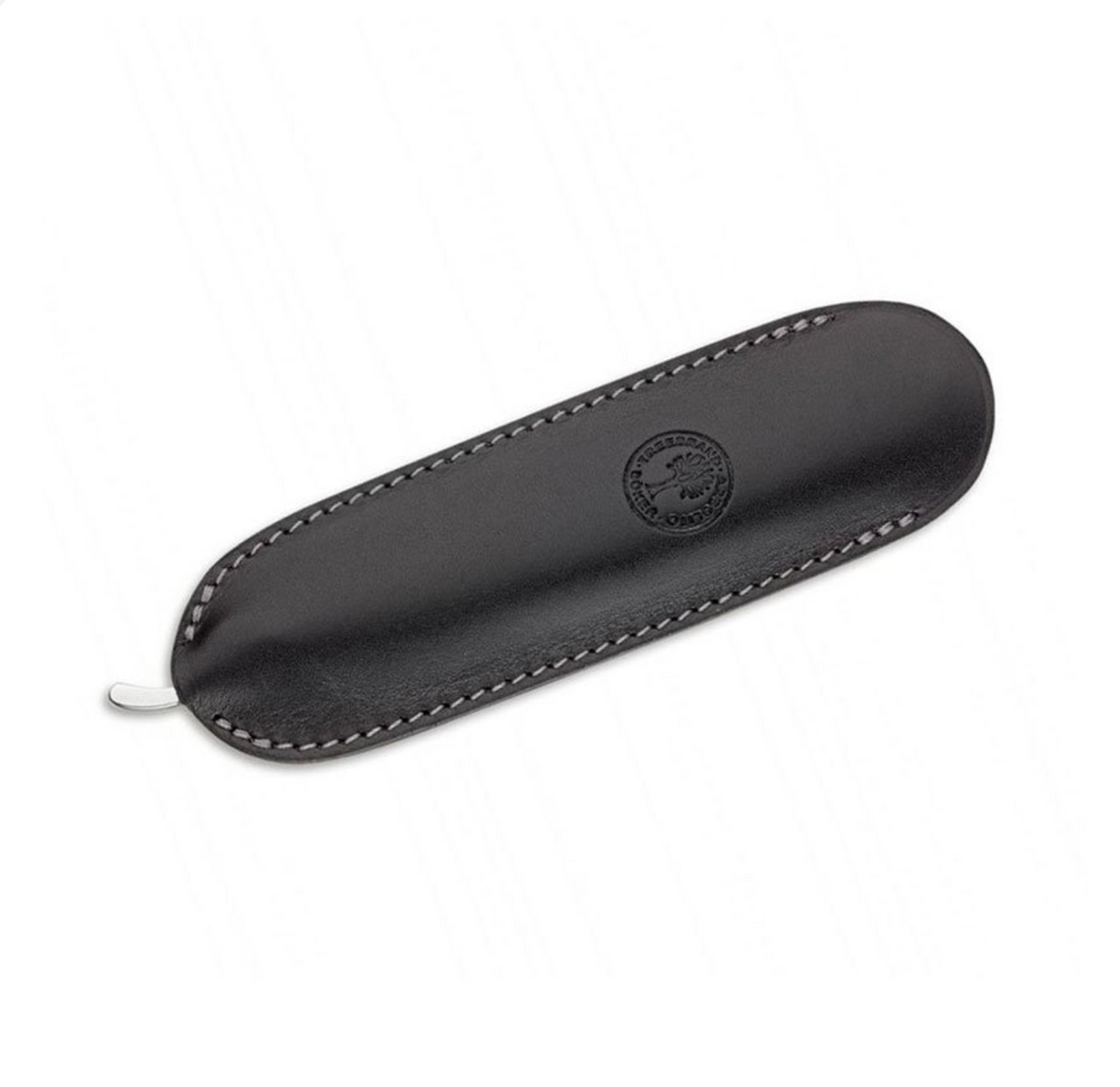 Boker Straight Razor Sheath in Premium Black Leather The Razor Company