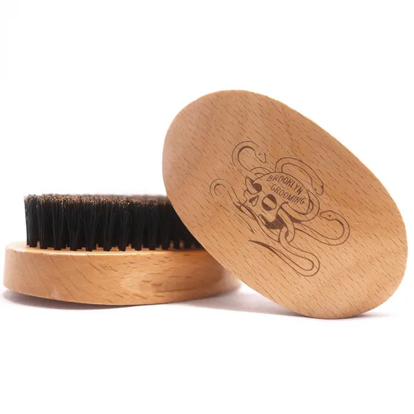 Brooklyn Grooming - Beechwood and Boar Bristle - Beard Brush