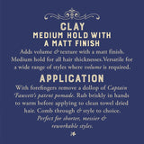 Captain Fawcett - Matt Clay Blue - Pomade 100 g
