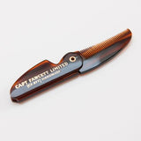 Captain Fawcett's - Folding Pocket Moustache Comb (117mm)