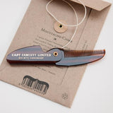 Captain Fawcett's - Folding Pocket Moustache Comb (117mm)