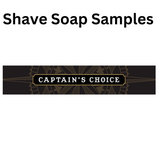 Captain's Choice - Shave Soap Samples - 1/4oz