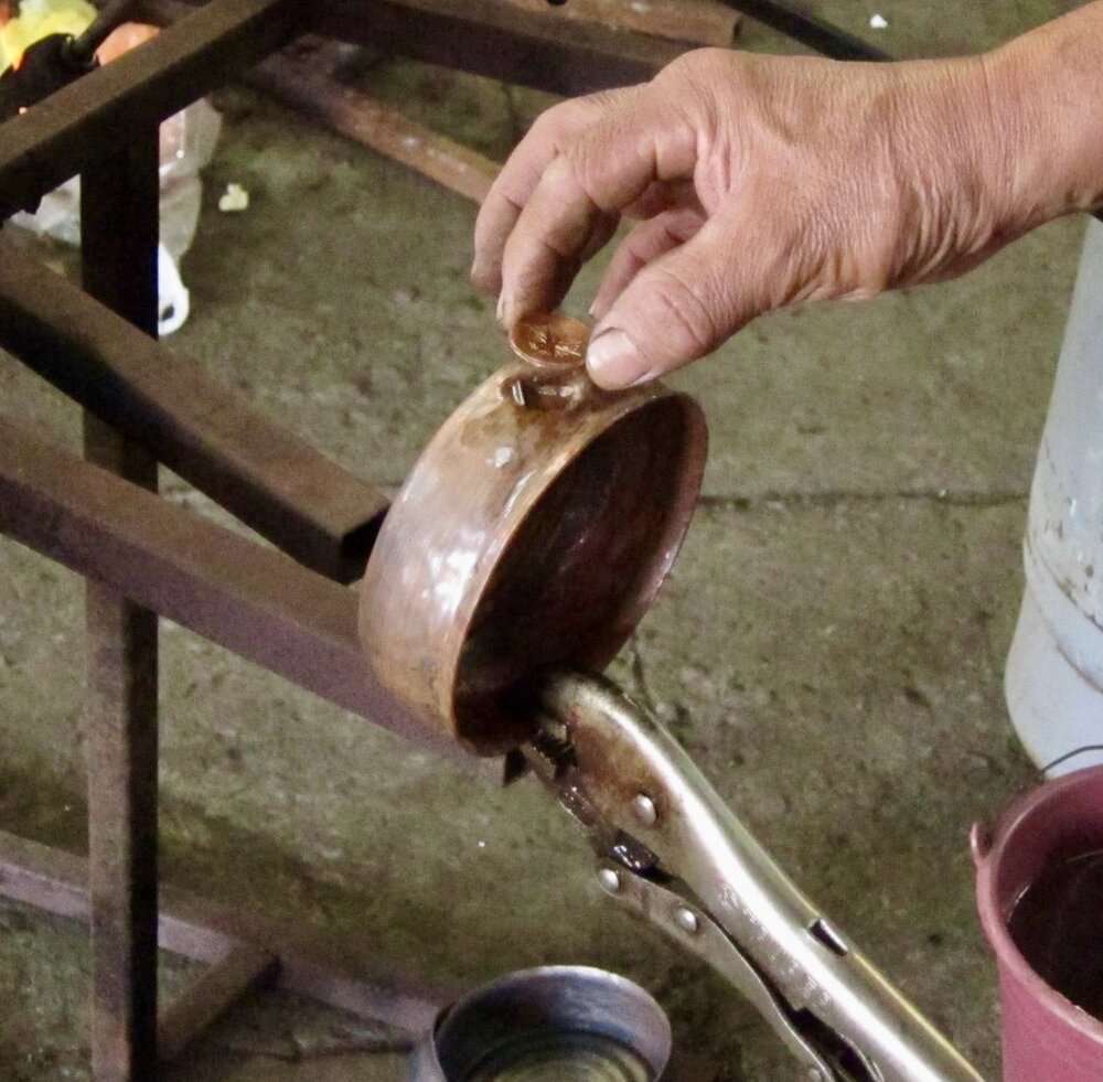 Captain's Choice Copper Lather Bowl Standard