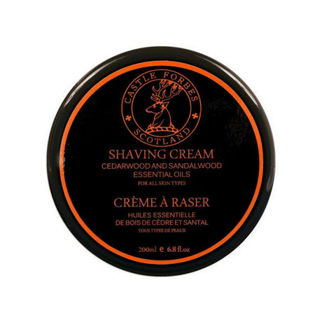 Castle Forbes Cedar and Sandalwood Shaving Cream 6.8oz