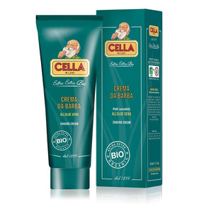 Cella Bio Organic Shaving Cream with Aloe Vera 150ml 5.1 fl oz