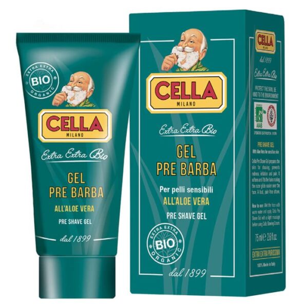Cella Milano - Pre Shave Gel Organic - 75 ml | Free Shipping | The