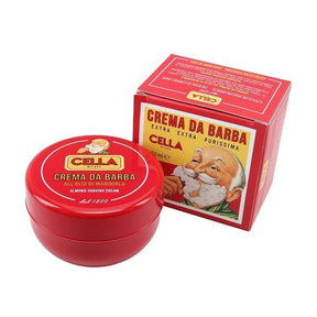 Cella Almond Soft Shaving Soap is produced with traditional techniques that date back to 1899.   FEATURES  ﻿Handmade  Soft, delicate almond aroma Soften and soothes skin  Produces a rich, thick lather INGREDIENTS  ﻿Cocos Nucifera Oil, Tallow, Stearic Acid, Potassium Hydroxide, Sodium Hydroxide, Aqua, Potassium Carbonate, Parfum
