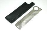Chicago Comb - Dublin Horween Leather Sheath - Black or Tan
