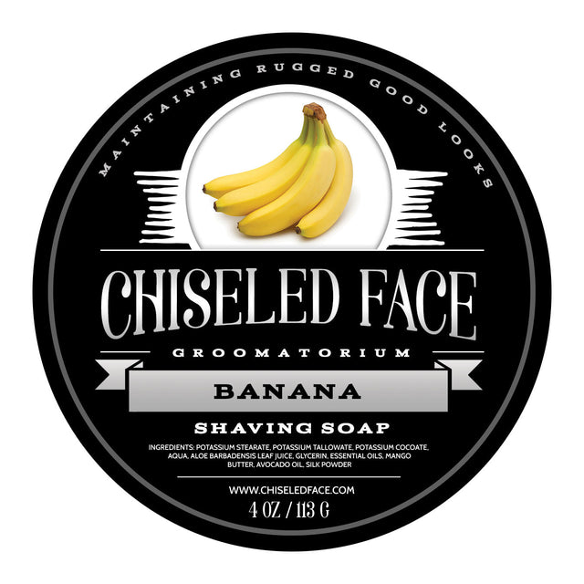 Chiseled Face - Banana - Shave Soap