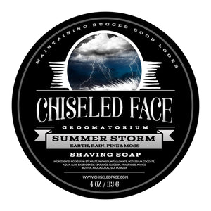 Chiseled Face - Summer Storm - Shave Soap