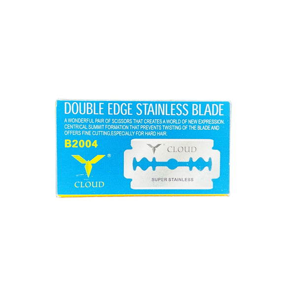 Cloud - Blue B2004 Double Edge Razor Blades - Pack of 5 Blades