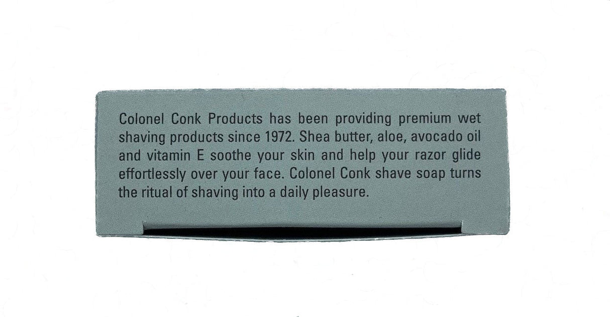 Col. Conk - Bay Rum - Super Bar - Glycerine Shave Soap 3.15 oz