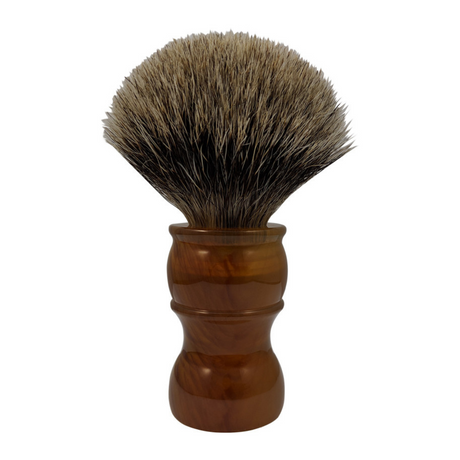 Col. Conk - "Honey" Pure Badger Shaving Brush - Wood Handle
