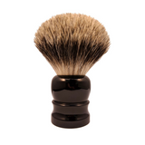 Col. Conk - "Howitzer" 2nd Grade Badger Shaving Brush - Black Handle