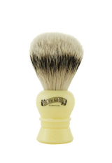 Col. Conk - Silver tip Badger Shaving Brush - Faux Ivory Handle