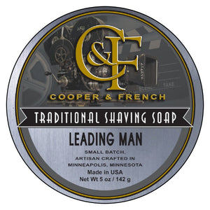 Cooper & French - Leading Man Shaving Soap - 5oz