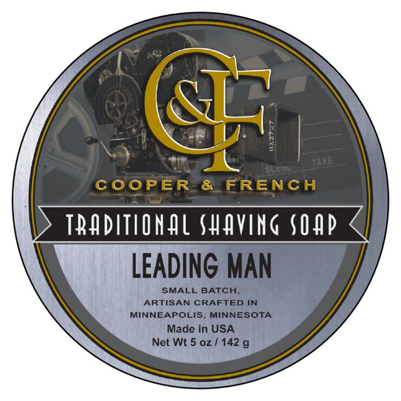 Cooper & French - Leading Man Shaving Soap - 5oz