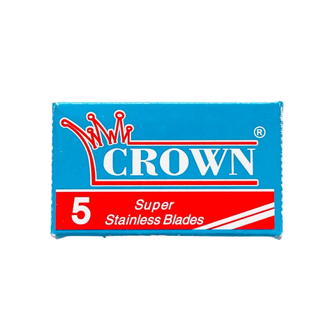 Crown - Super Stainless Double Edge Razor Blades - 5 Pack  1 pack of 5 blades  Coating - Stainless Country of Origin - Egypt Manufacturer - Crown