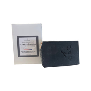 Crowne and Crane - Activated Charcoal - Bath Soap Bar