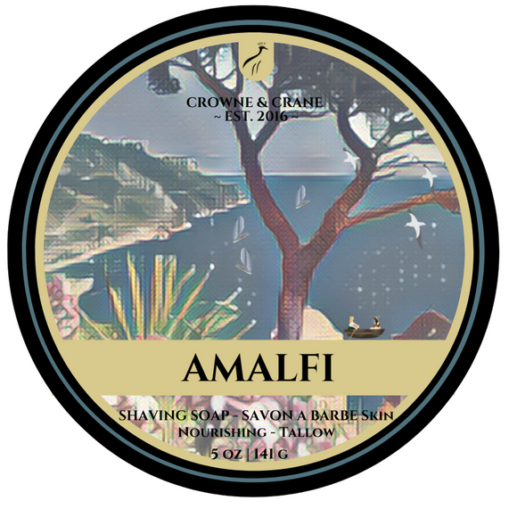 Crowne and Crane - Amalfi - Tallow Shaving Soap
