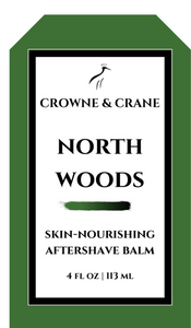 Crowne and Crane - Artisan Aftershave Balm - North Woods