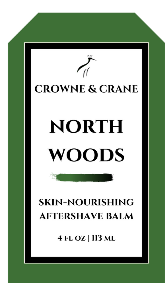 Crowne and Crane - Artisan Aftershave Balm - North Woods