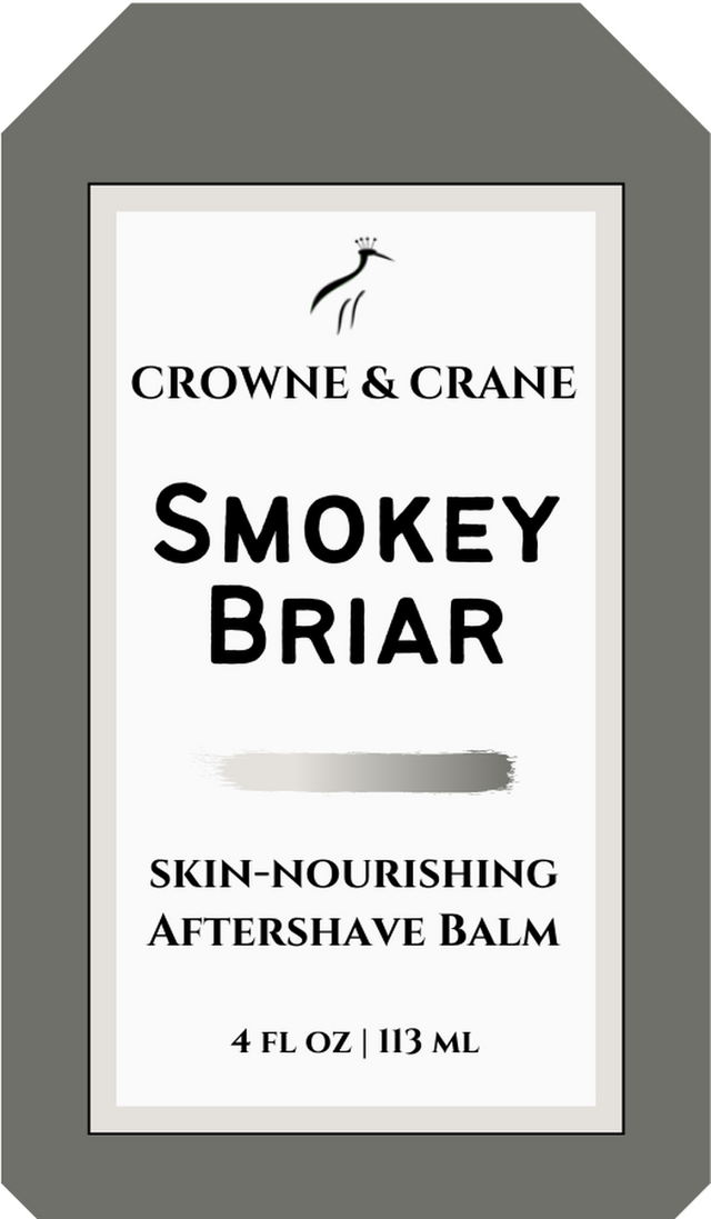 Crowne and Crane - Artisan Aftershave Balm - Smokey Briar