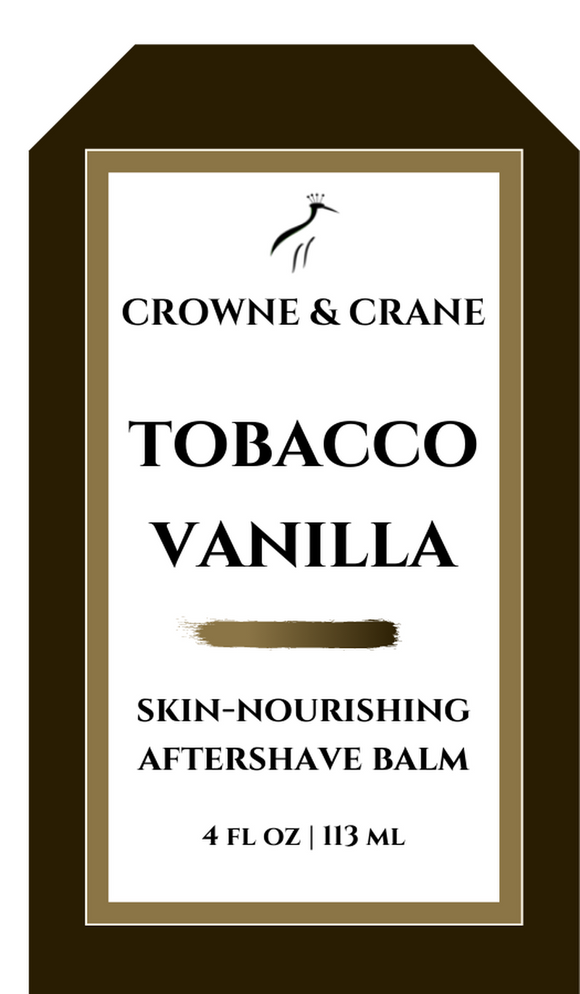 Crowne and Crane - Artisan Aftershave Balm - Tobacco Vanilla