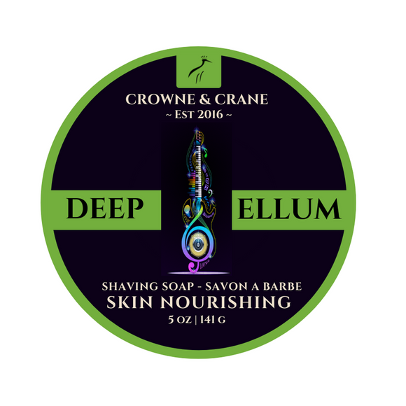 Crowne and Crane - Artisan Shaving Soap - Deep Ellum