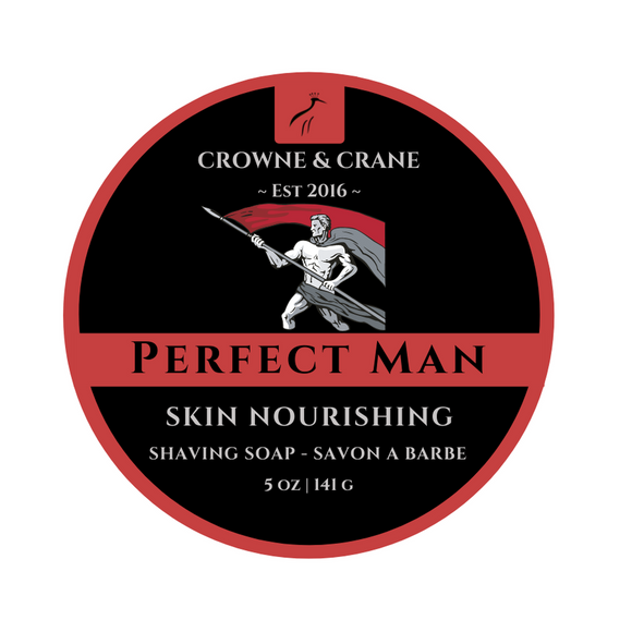 Crowne and Crane - Artisan Shaving Soap - Perfect Man