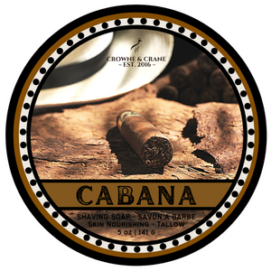 Crowne and Crane - Cabana - Artisan Shaving Soap
