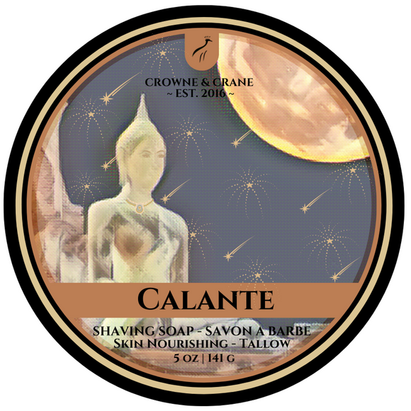 Crowne and Crane - Calante - Vegan Shaving Soap